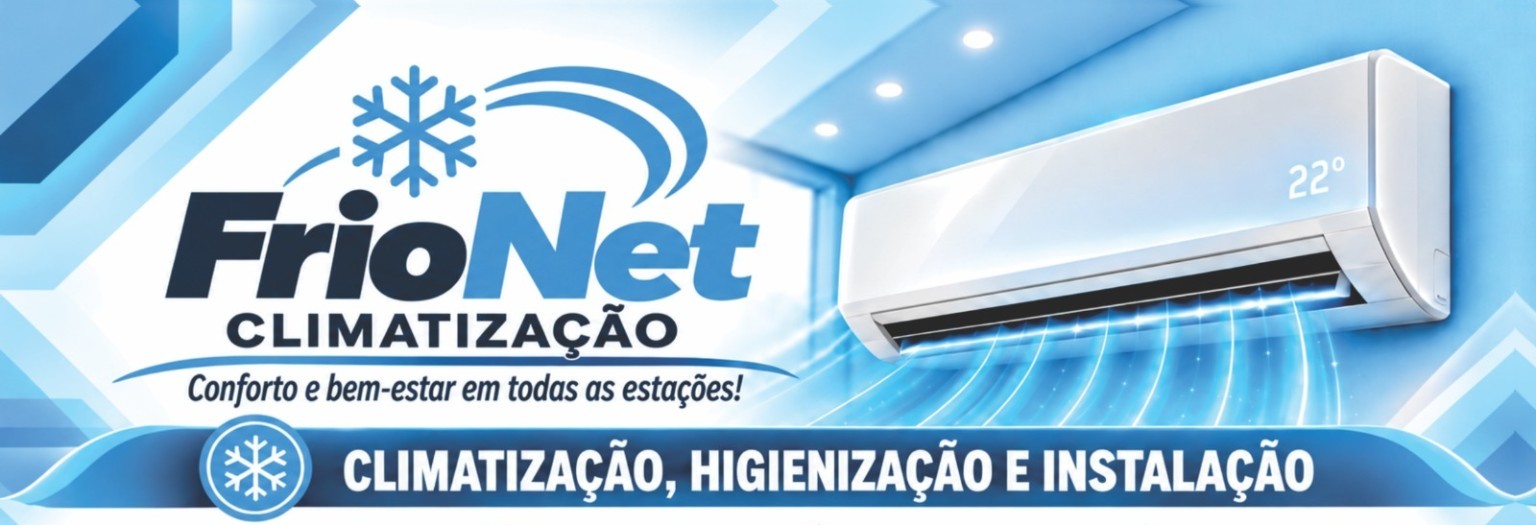 FrioNet Climatização - instalação, limpeza e manutenção de ar-condicionado